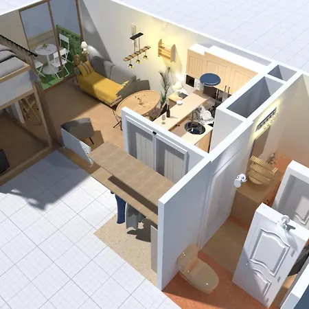 Apartamento Appartement, Cosy, Balcon, Plein Sud